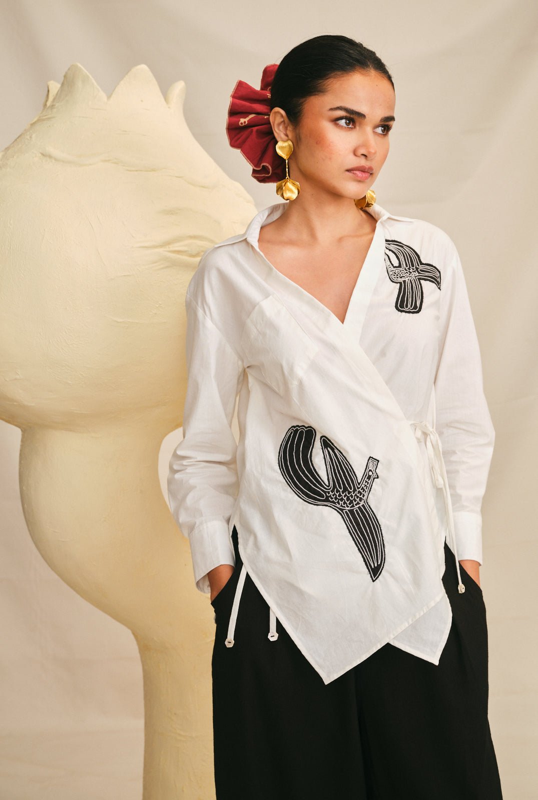 Bibi Wrap shirt - Bhoomi