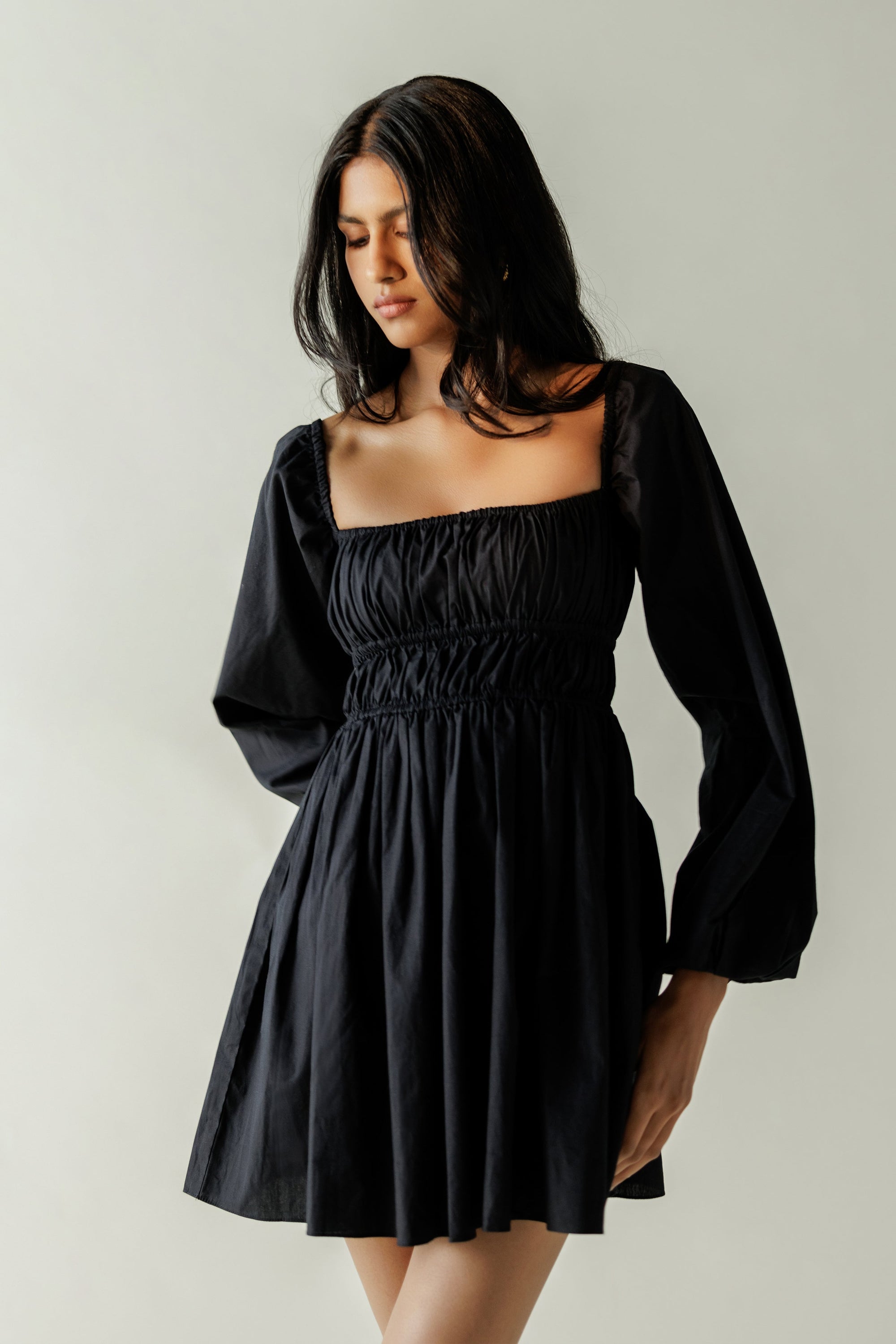 Chiara Dress Black - Bhoomi