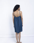 Indigo Slip Dress - Bhoomi