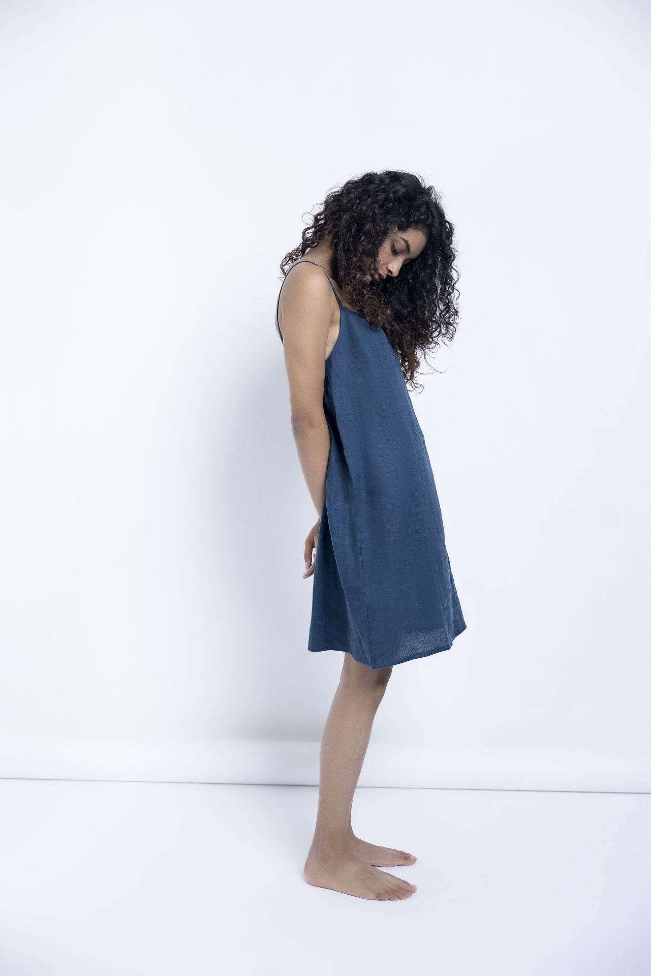 Indigo Slip Dress - Bhoomi