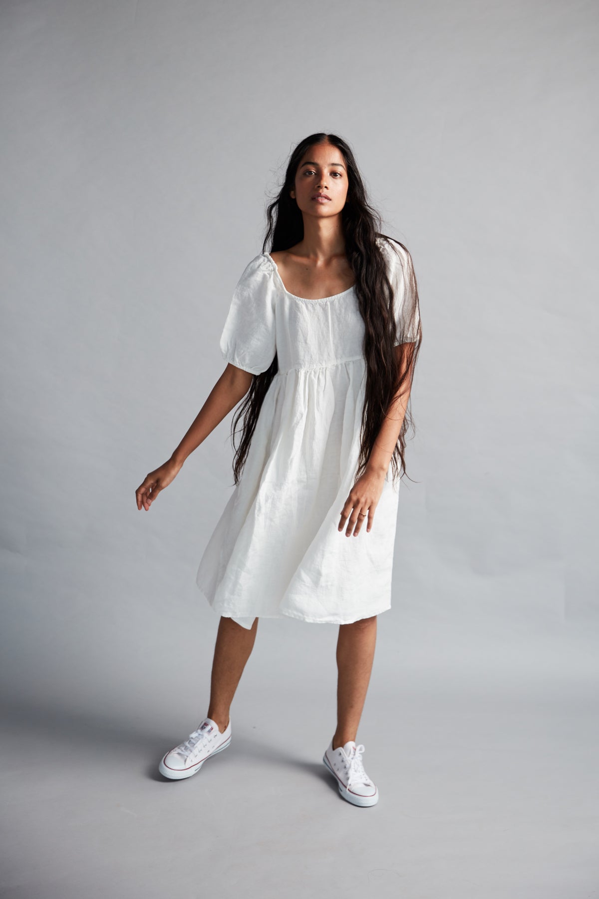 Ivory Farm Dress - Bhoomi