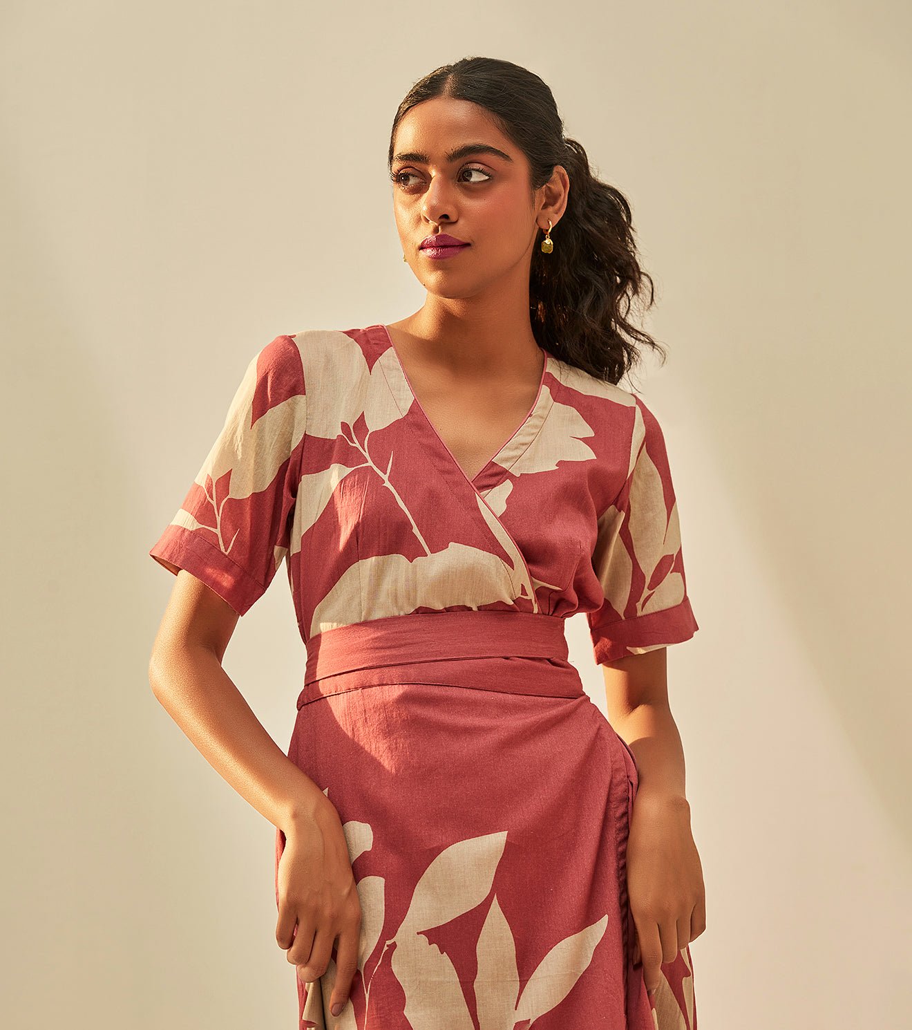 Ludo Wrap Dress - Bhoomi