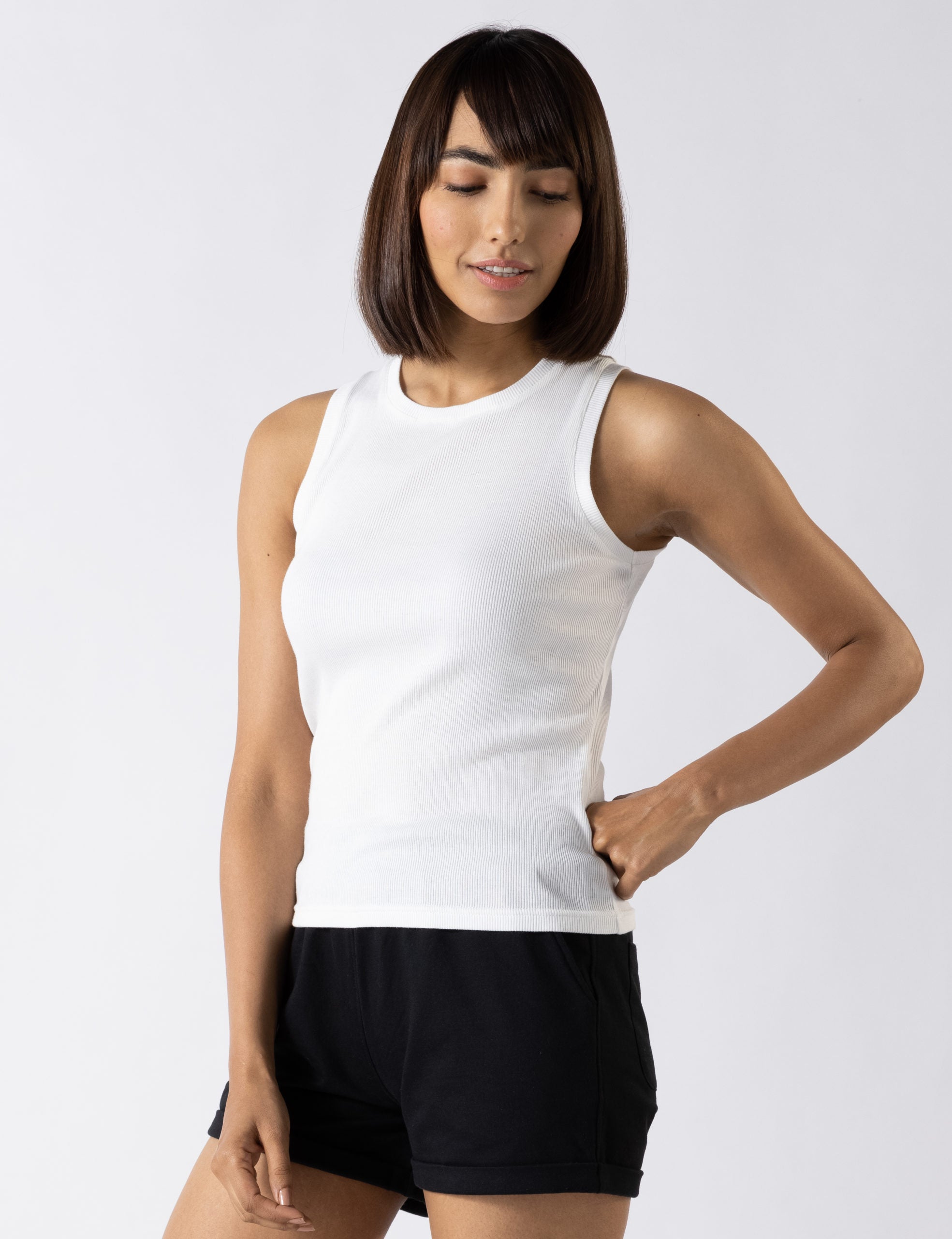 Rib Tank Top - Bhoomi