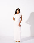 Sabine Dress White - Bhoomi