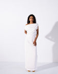 Sabine Dress White - Bhoomi