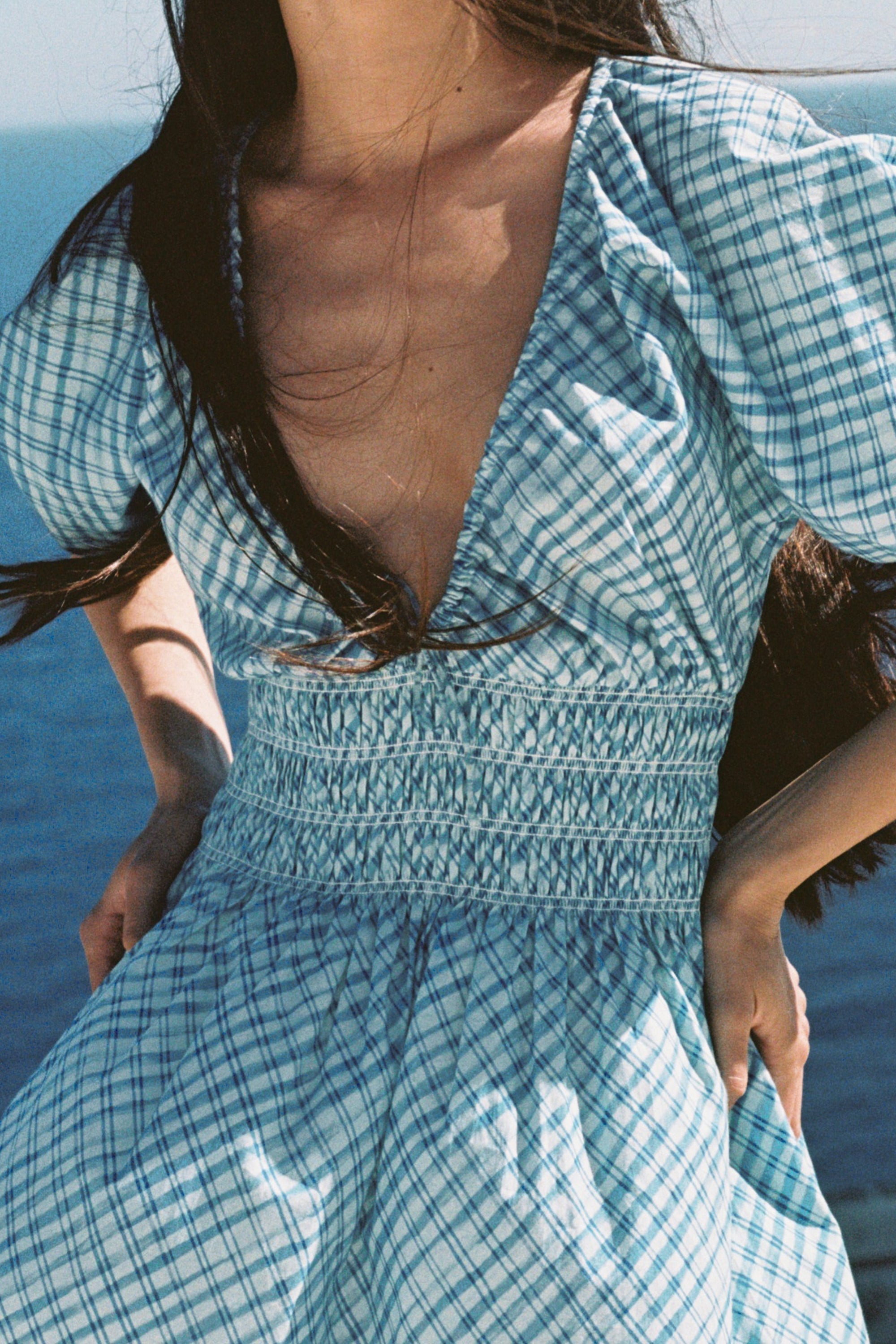 Santorini Dress - Ocean - Bhoomi