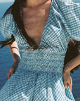 Santorini Dress - Ocean - Bhoomi